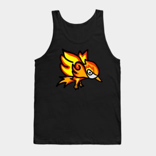 The fire flame bird Tank Top